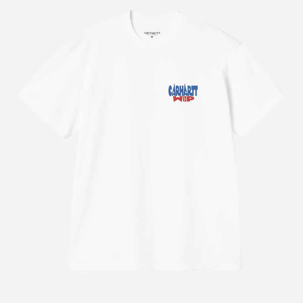Carhartt WIP Luggage Label T Shirt White