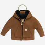 Carhartt WIP Mini Active Jacket Keychain Hamilton Brown