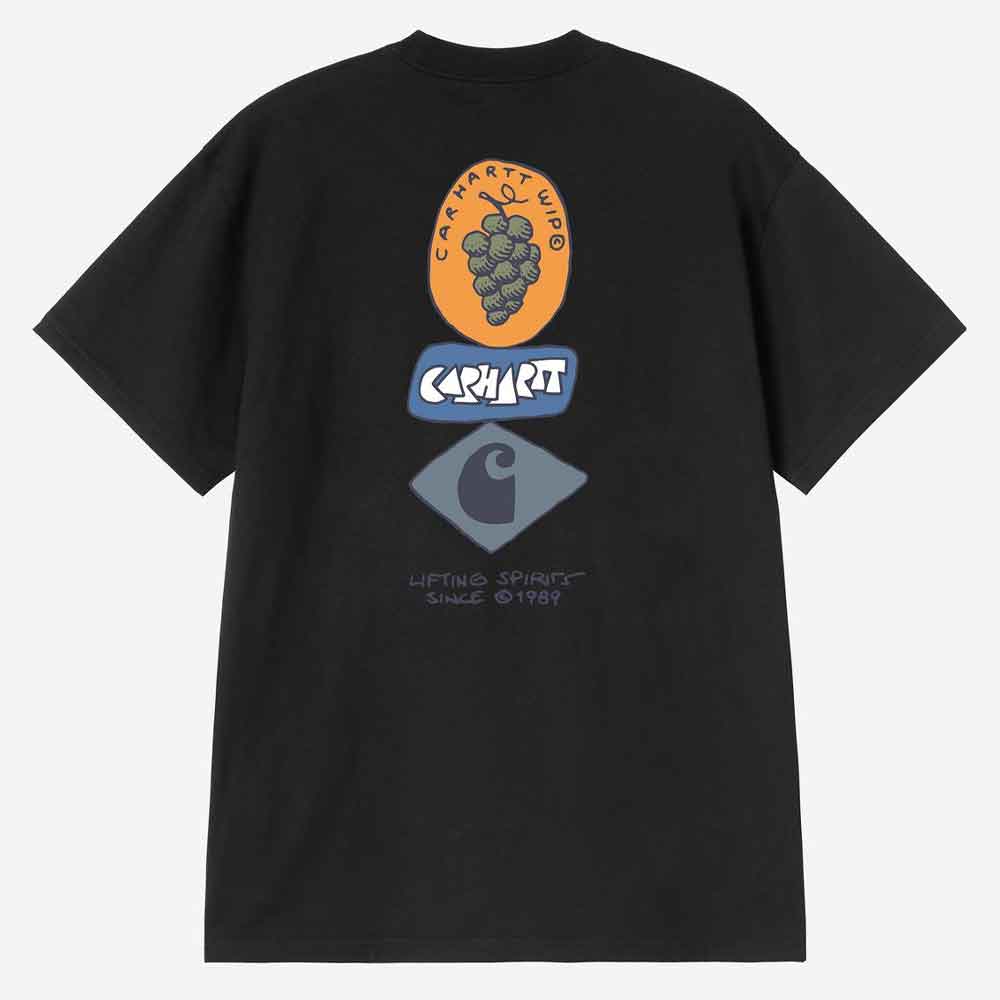 Carhartt WIP Stacked Grapes T Shirt Black