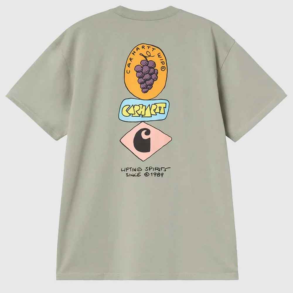 Carhartt WIP Stacked Grapes T Shirt Shady Green