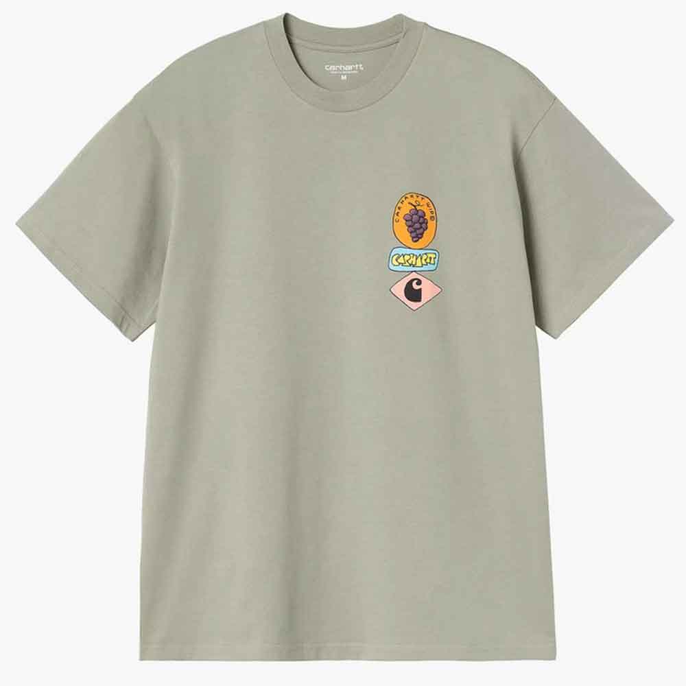 Carhartt WIP Stacked Grapes T Shirt Shady Green