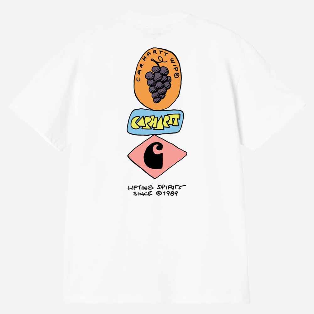 Carhartt WIP Stacked Grapes T Shirt White
