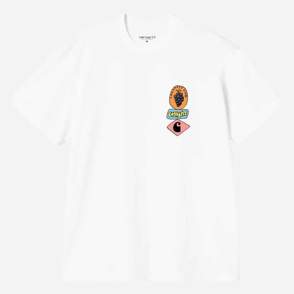 Carhartt WIP Stacked Grapes T Shirt White