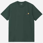 Carhartt Wip American Script T Shirt Kale Green