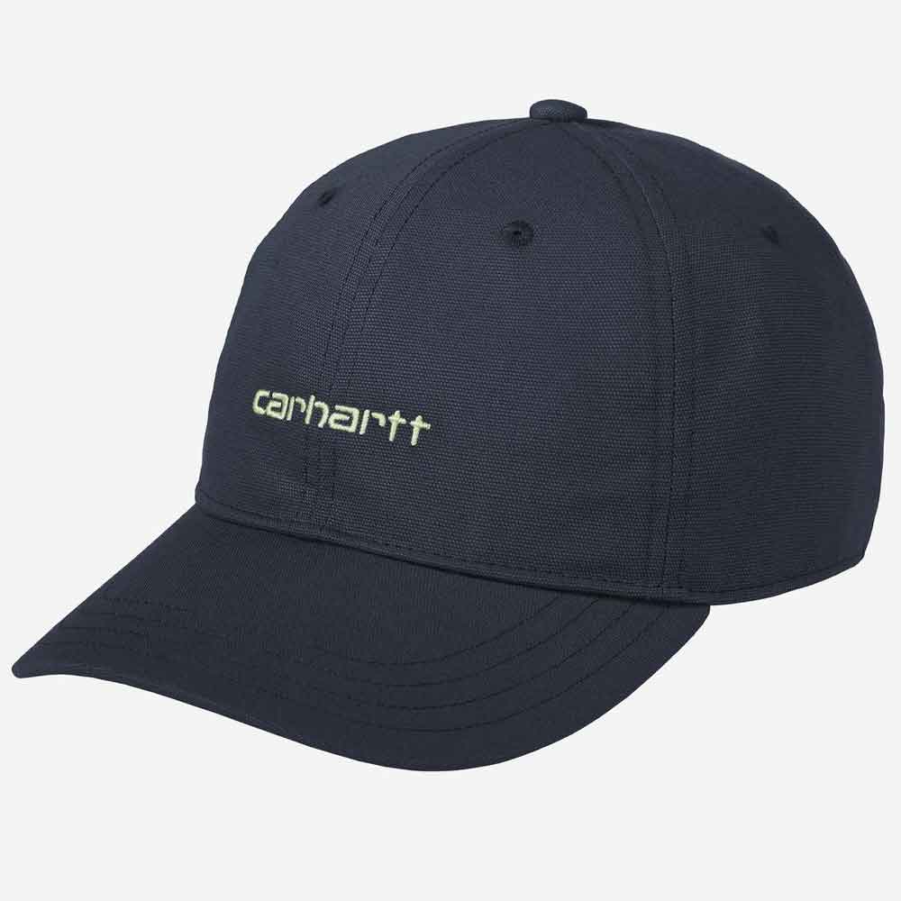 Carhartt Wip Canvas Script Cap Deep Night / Gentle Green