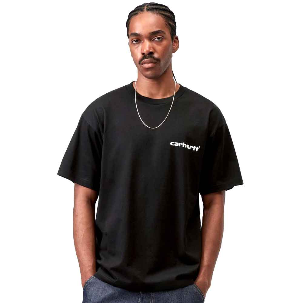 Carhartt Wip Caps T Shirt Black