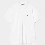 Carhartt Wip Chase Pique Polo White / Gold