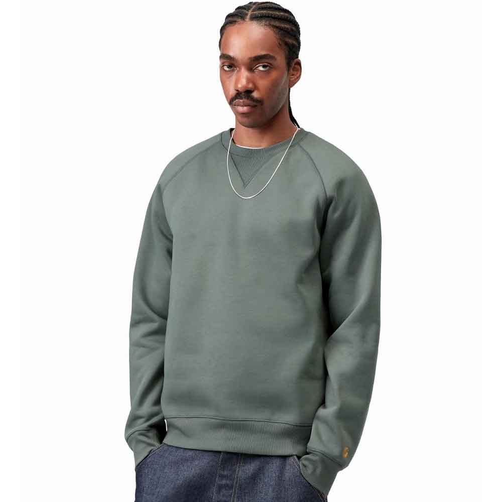 Carhartt Wip Chase Sweat Velvet Green
