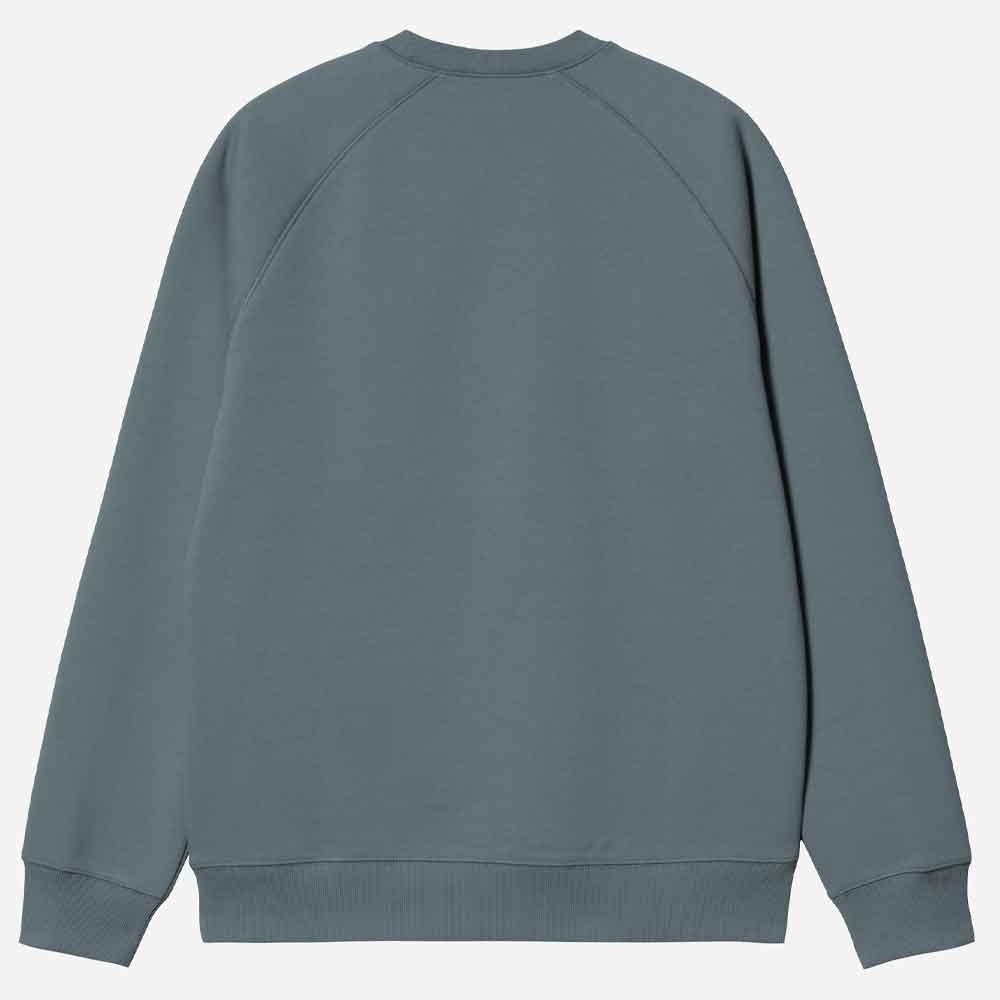 Carhartt Wip Chase Sweat Cozy Blue / Gold