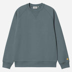 Carhartt Wip Chase Sweat Cozy Blue / Gold