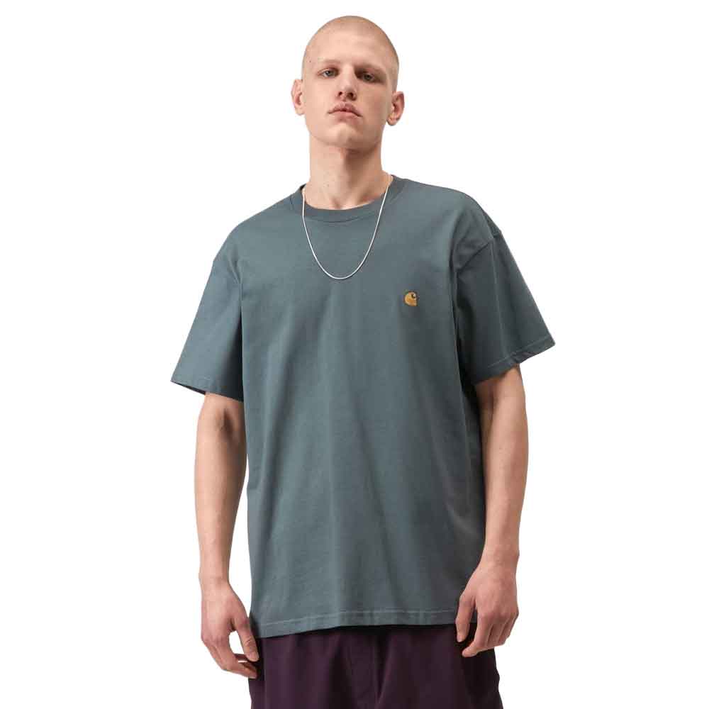 Carhartt Wip Chase T Shirt Cozy Blue