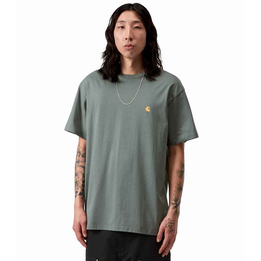 Carhartt Wip Chase T Shirt Velvet Green