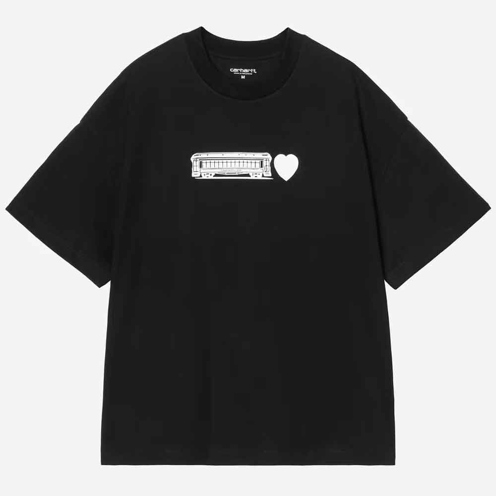 Carhartt Wip Deconstructed Label T Shirt Black