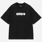 Carhartt Wip Deconstructed Label T Shirt Black