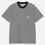 Carhartt Wip Ezra Pocket T-Shirt Ezra Stripe Black