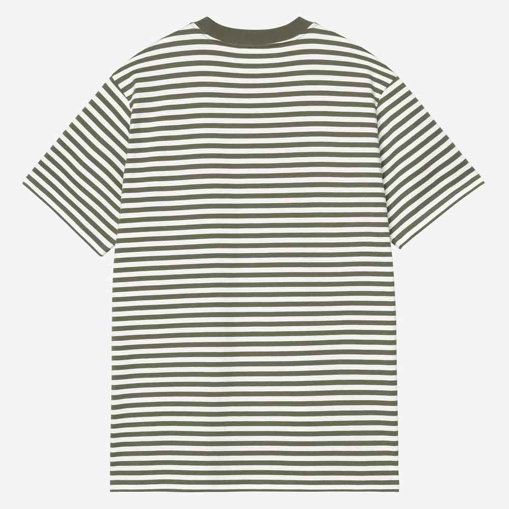 Carhartt Wip Ezra Pocket T-Shirt Ezra Stripe Leaf