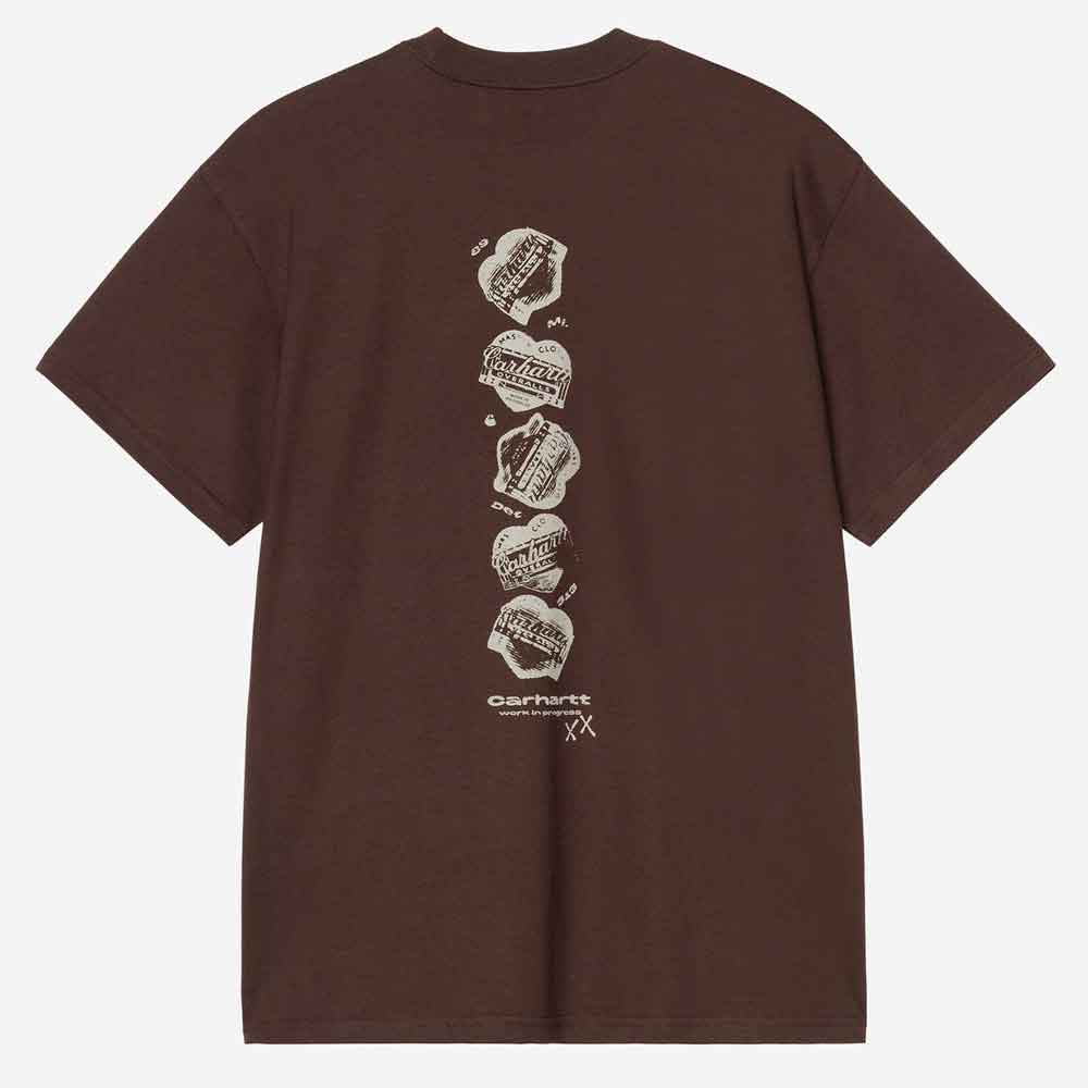 Carhartt Wip Garble T Shirt Velvet Blue