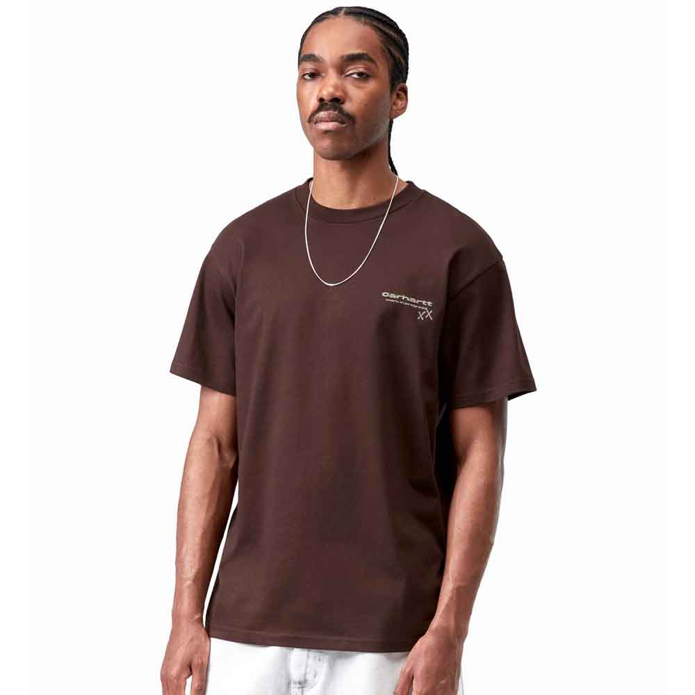 Carhartt Wip Garble T Shirt Velvet Blue