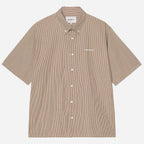 Carhartt Wip Groff Shirt Groff Check Hamilton Brown