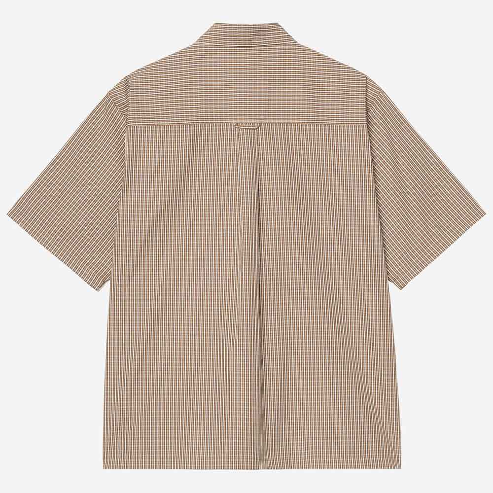 Carhartt Wip Groff Shirt Groff Check Hamilton Brown