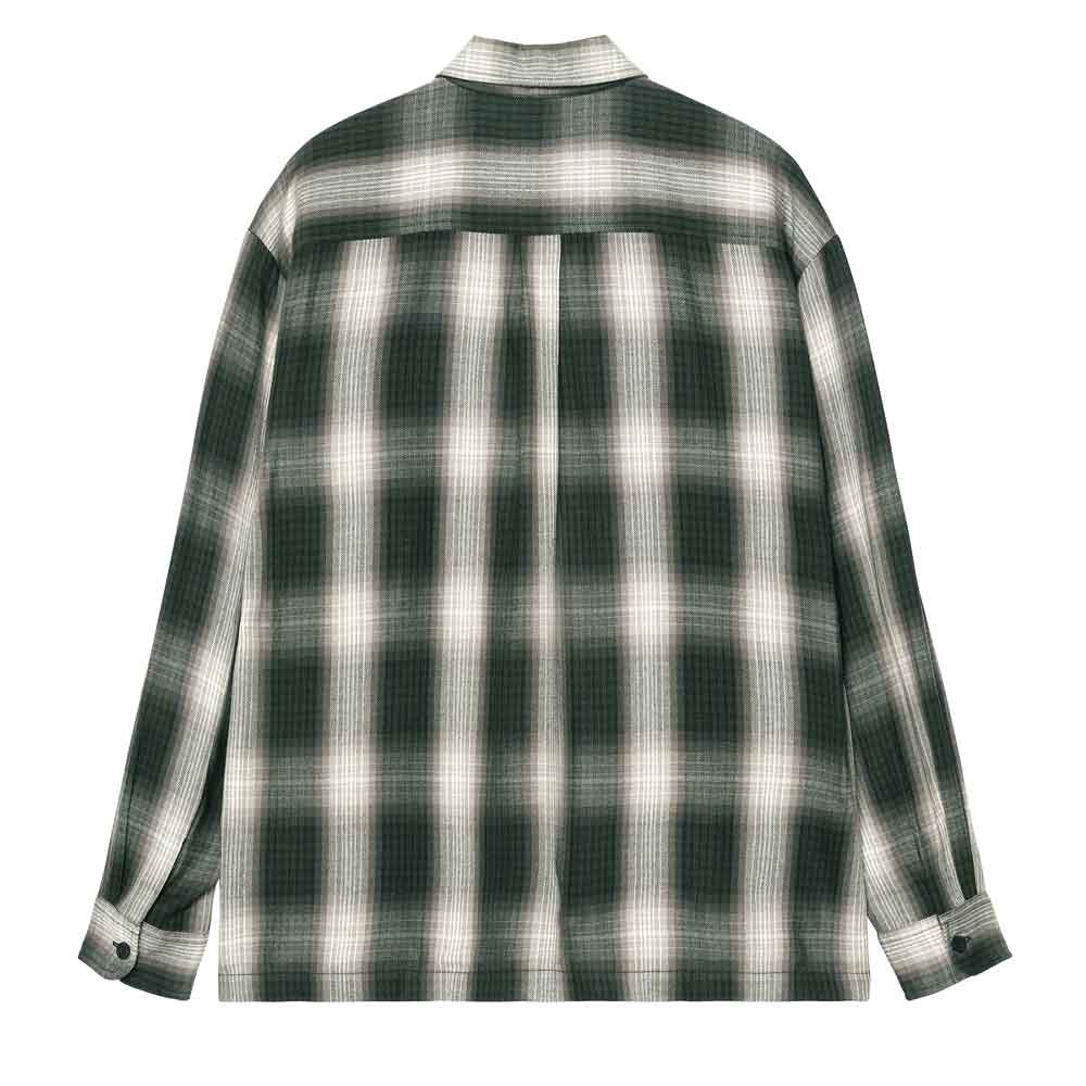 Carhartt Wip Harlin Shirt Harlin Check Kale Green