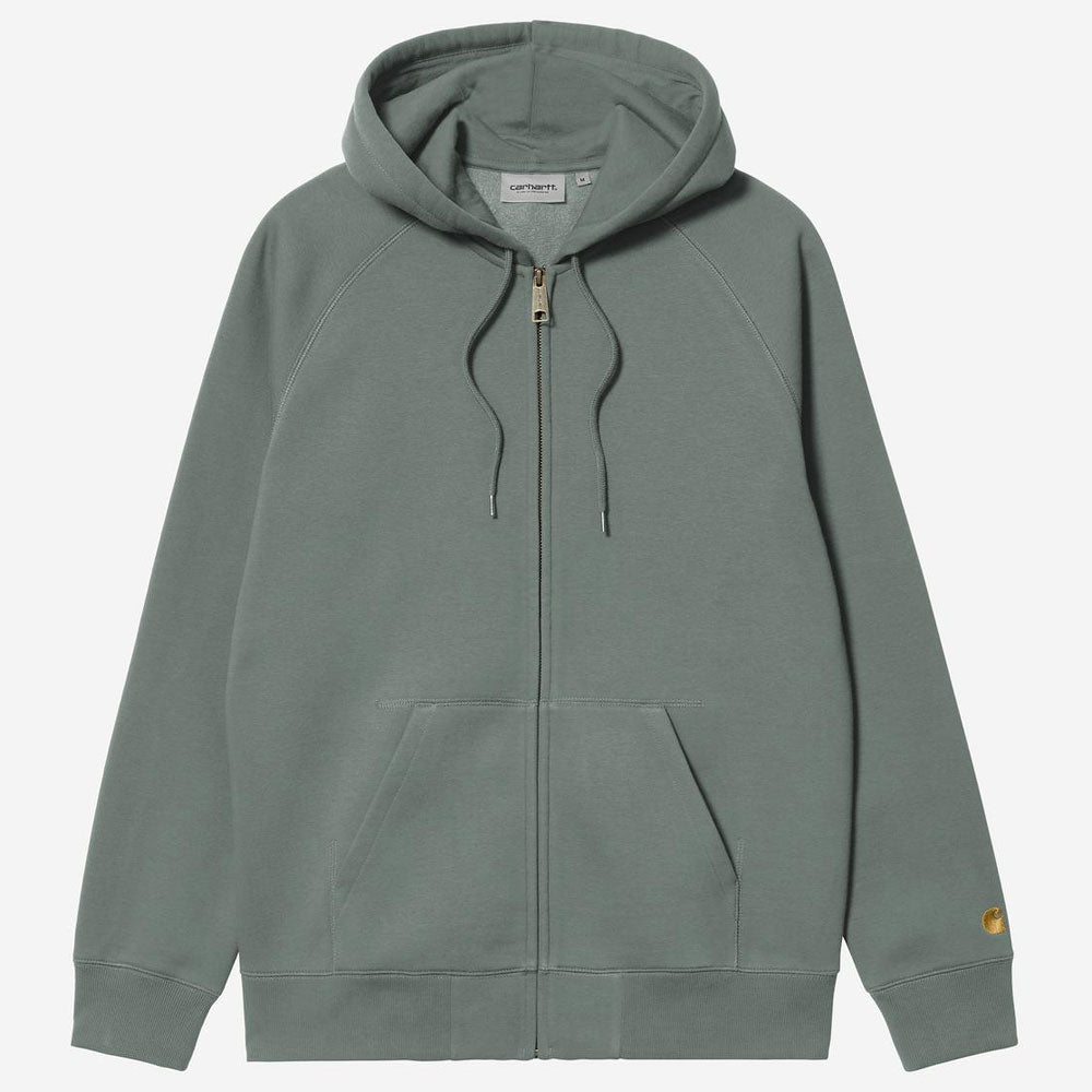 Carhartt Wip Hooded Chase Jacket Velvet Green