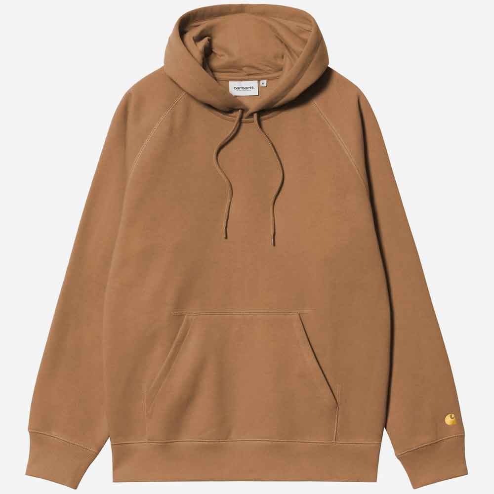 Carhartt Wip Hooded Chase Sweatshirt Hamilton Brown