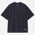 Carhartt Wip Link Script T Shirt Dark Navy