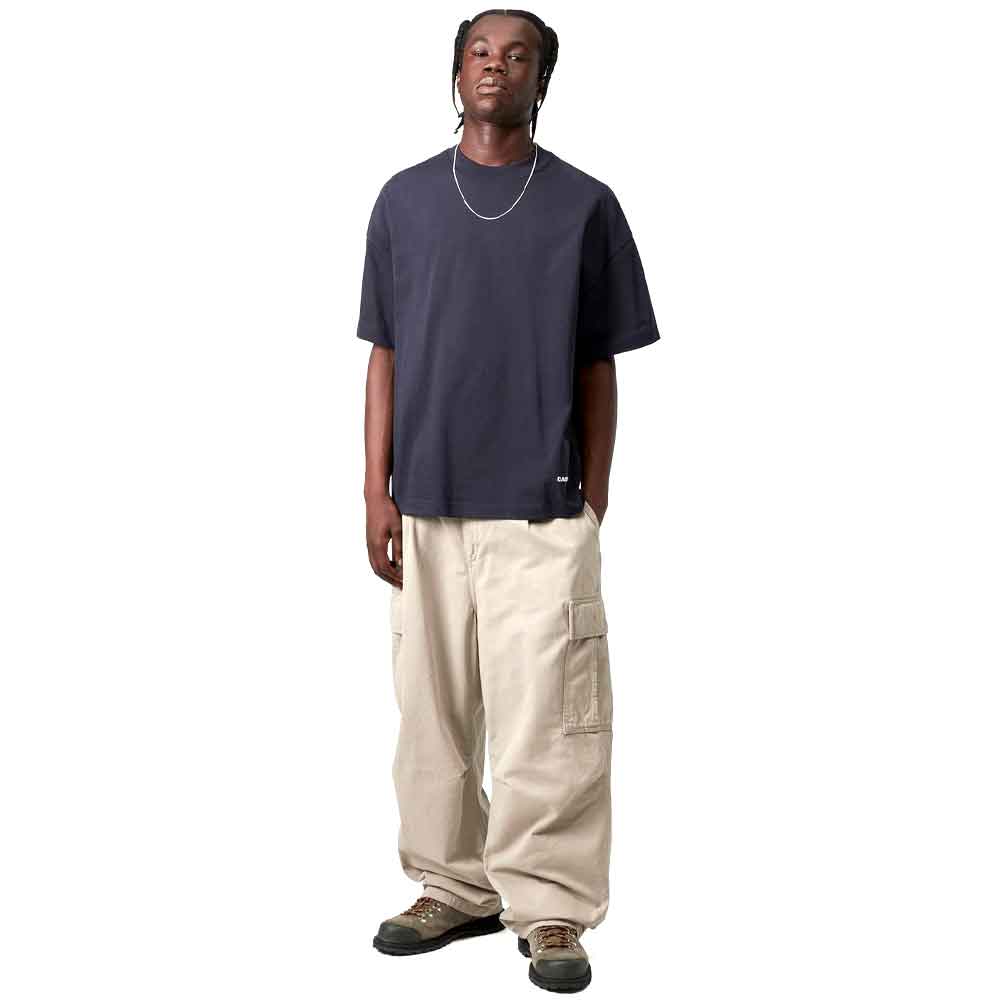 Carhartt Wip Link Script T Shirt Dark Navy