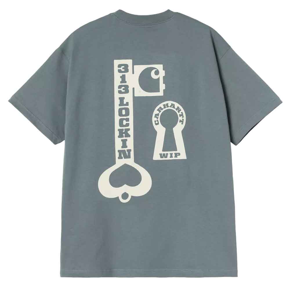 Carhartt Wip Locked T Shirt Cozy Blue