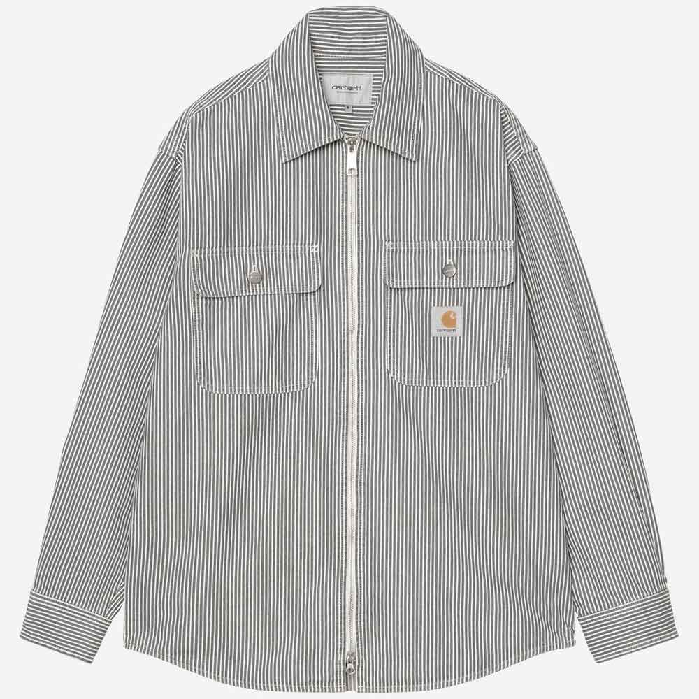 Carhartt Wip Mercer Shirt  Mercer Stripe Graphite / Wax
