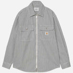 Carhartt Wip Mercer Shirt  Mercer Stripe Graphite / Wax