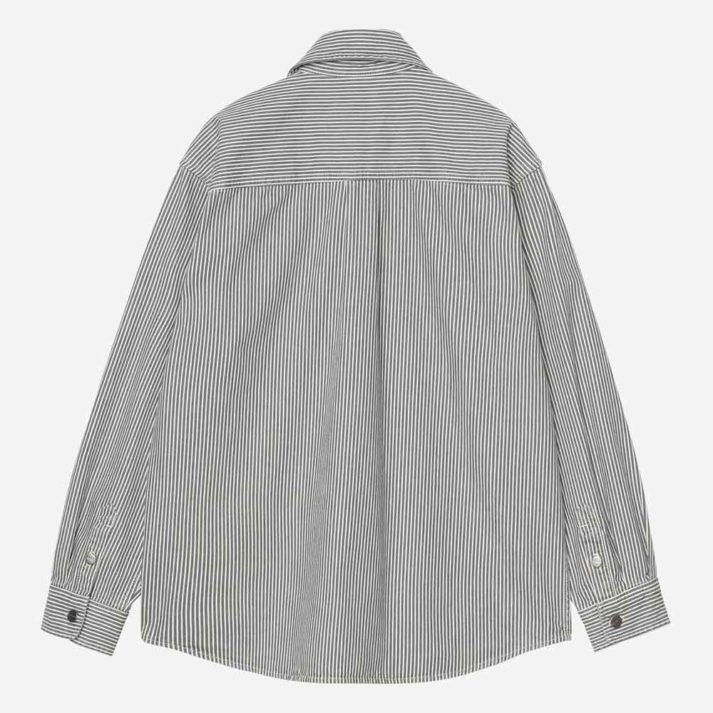 Carhartt Wip Mercer Shirt  Mercer Stripe Graphite / Wax
