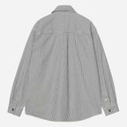 Carhartt Wip Mercer Shirt  Mercer Stripe Graphite / Wax
