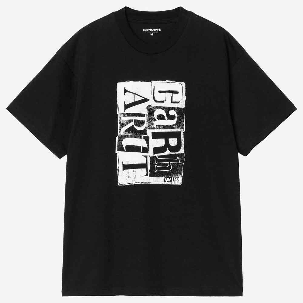 Carhartt Wip Moving Letterpress T Shirt Black