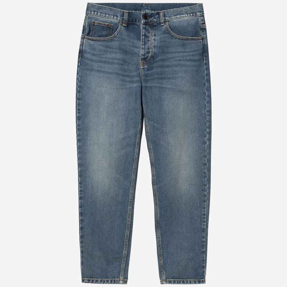 Carhartt Wip Newel Pant Dark Used Wash Blue