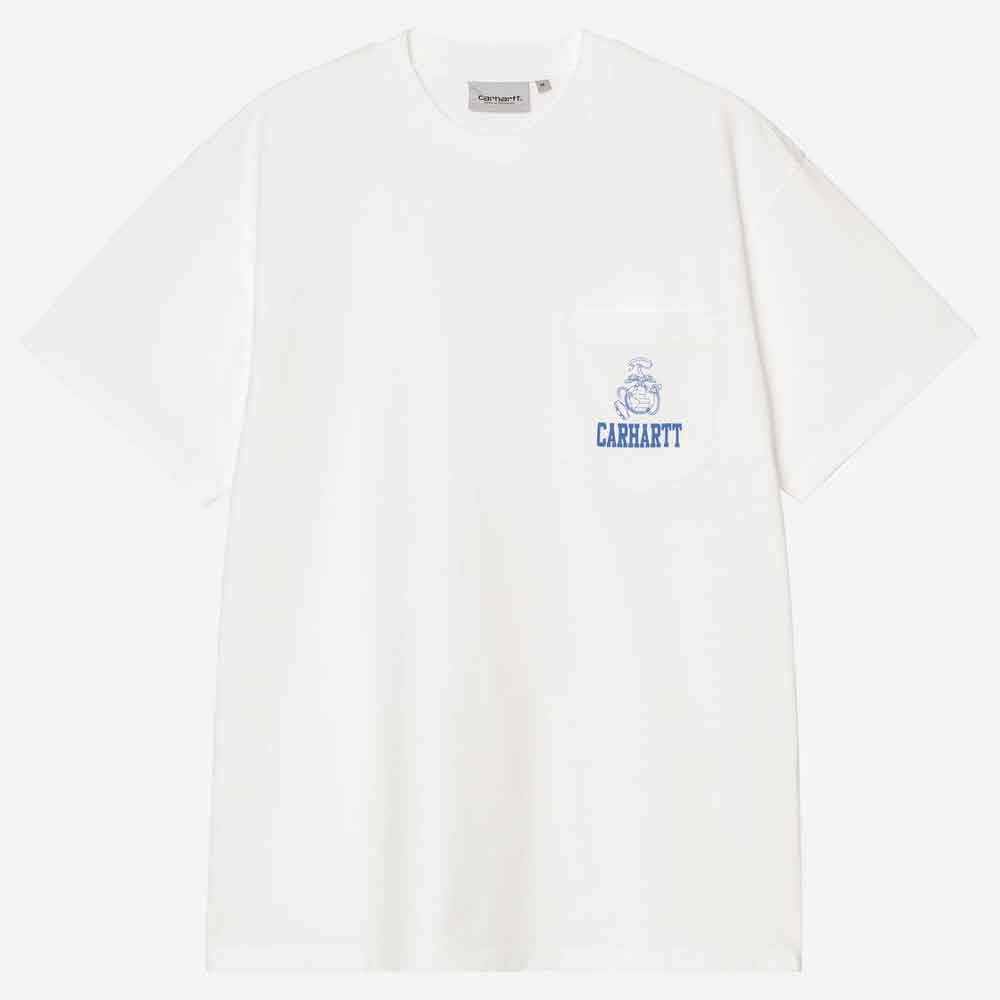 Carhartt Wip Pond Corps Pocket T Shirt White