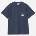 Carhartt Wip Pond Corps Pocket T Shirt Blue