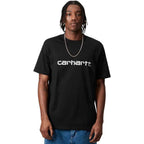 Carhartt Wip Script T Shirt Black White