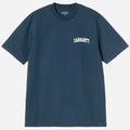 Carhartt Wip University Script T Shirt Blue River