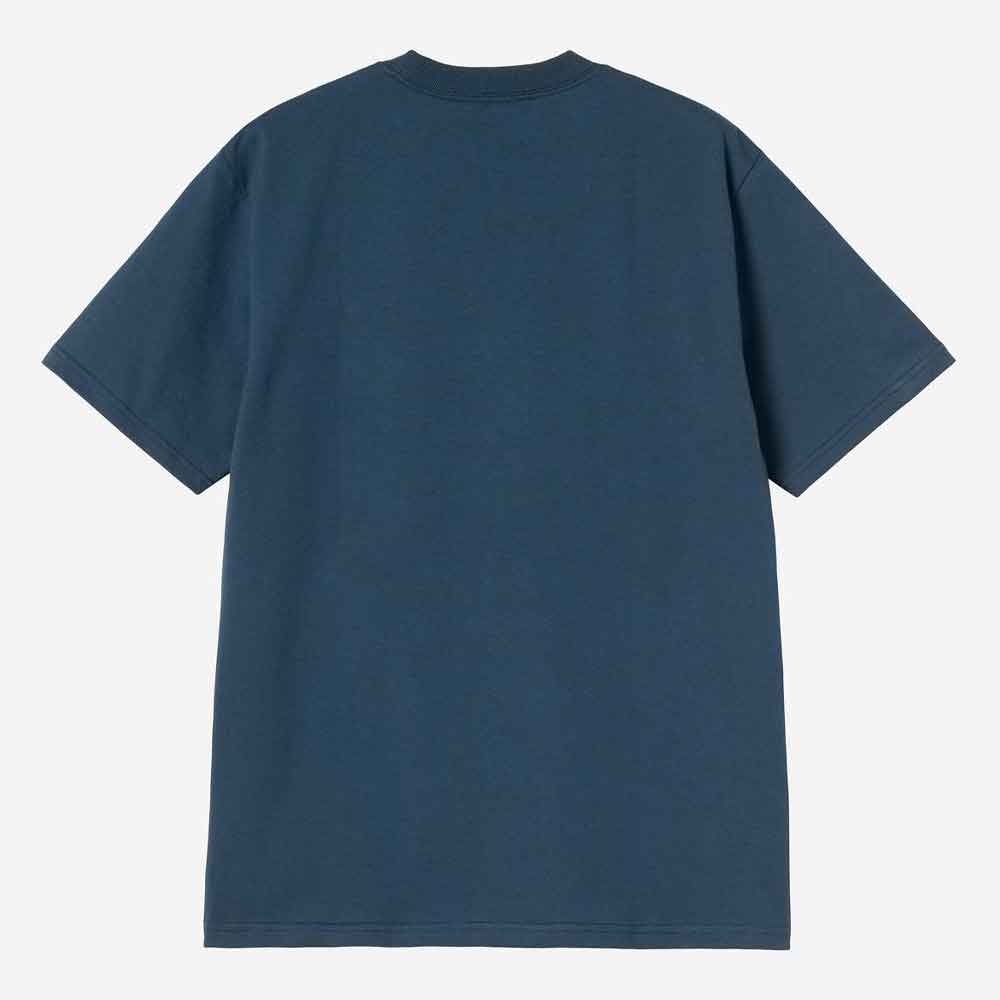 Carhartt Wip University Script T Shirt Blue River