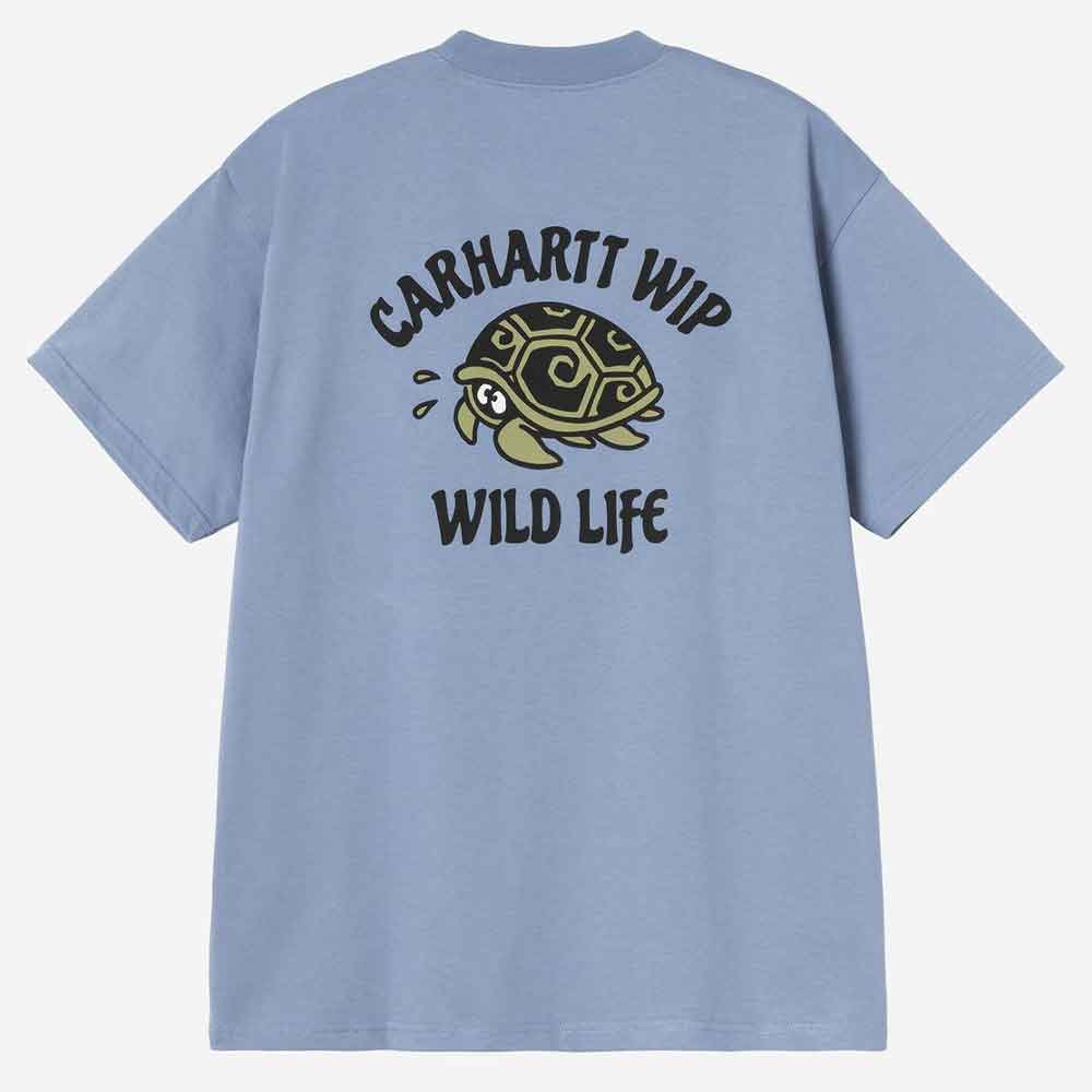 Carhartt Wip Wild Life T Shirt Gentle Blue