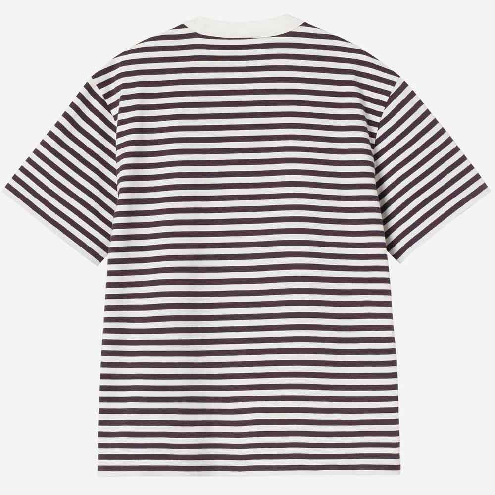 Carhartt Wip Womens Ezra T Shirt Ezra Stripe Cozy Purple