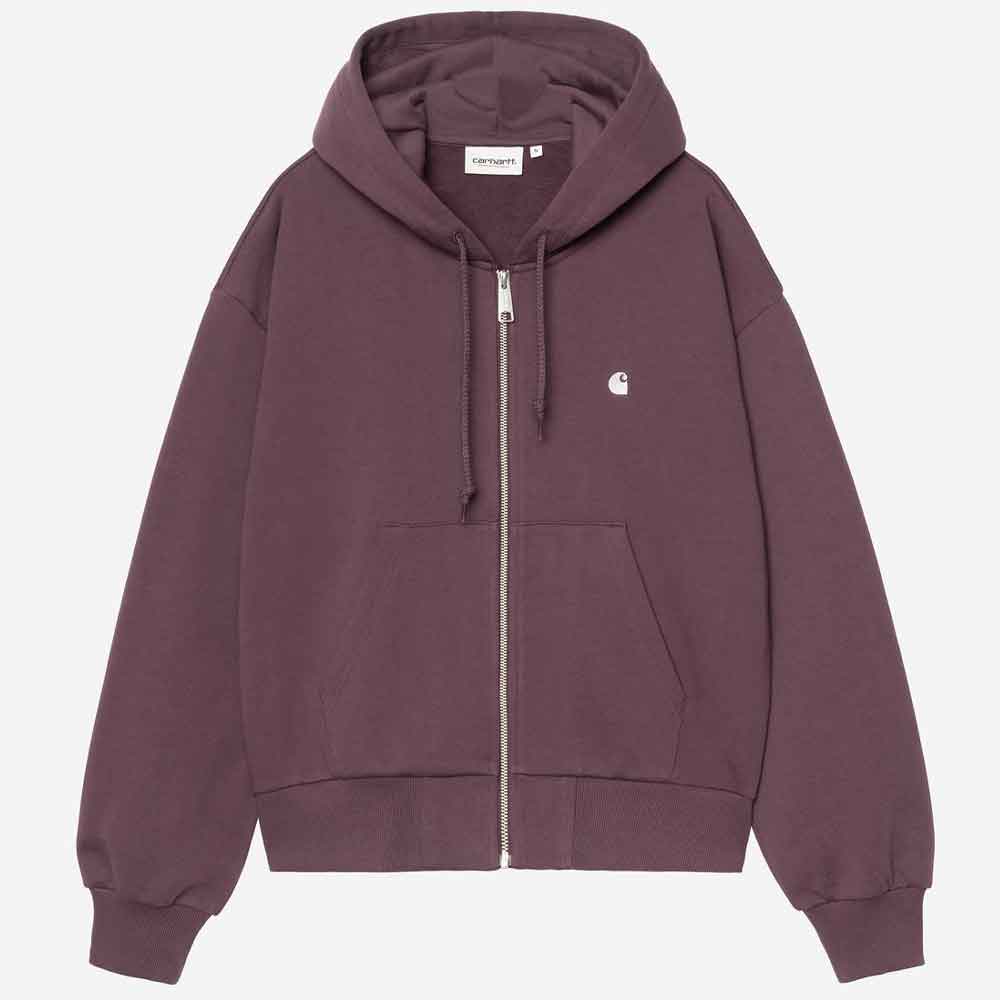 Carhartt Wip Womens Hooded Casey Jacket Cozy Purple Silver