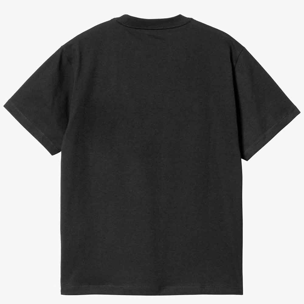 Carhartt Wip Womens Pocket Heart T Shirt Black Red