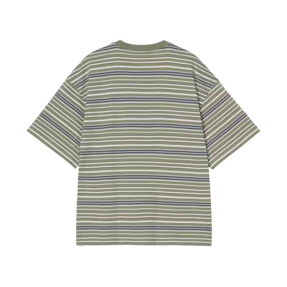 Carhartt Wip Zane Stripe T-Shirt Dollar Green
