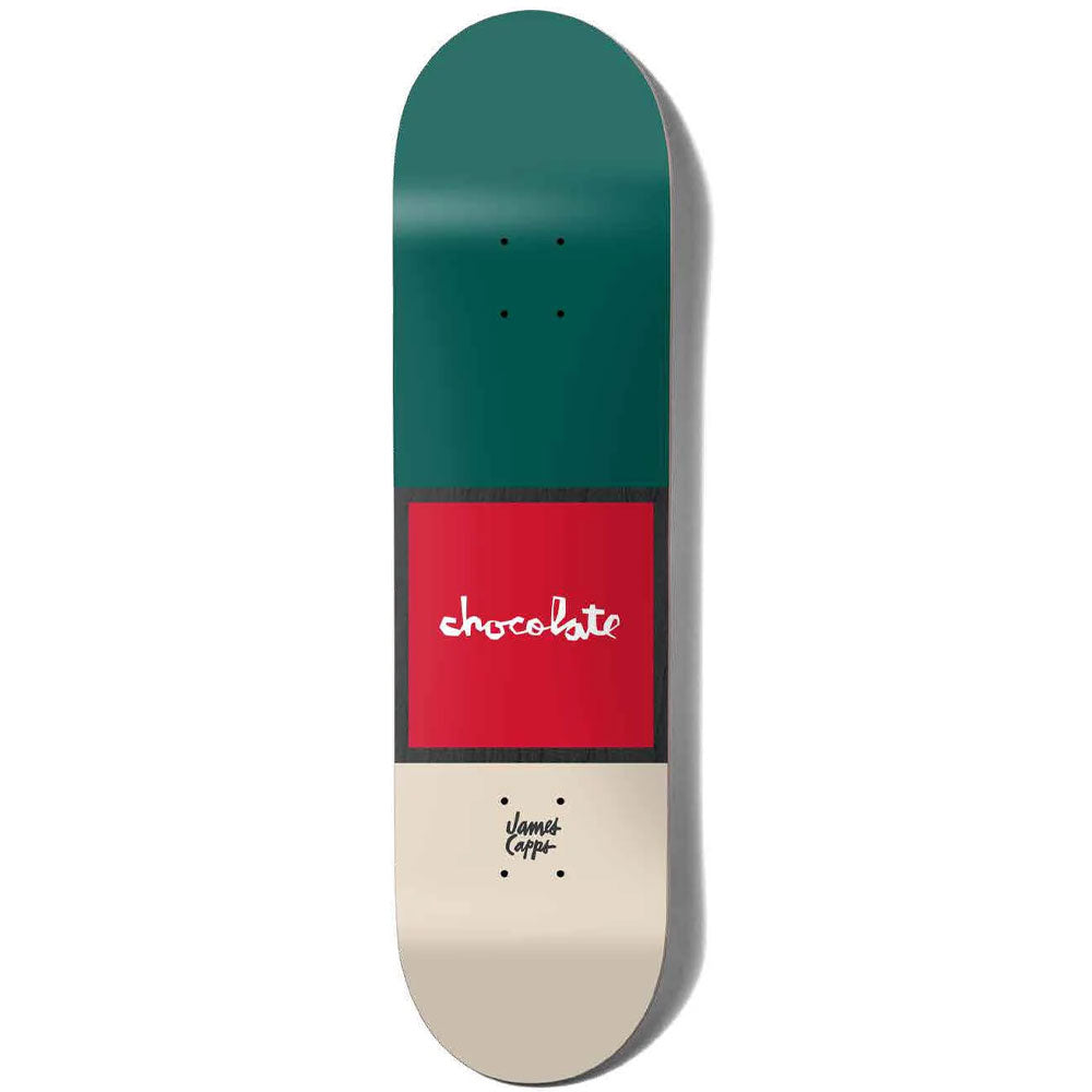 Chocolate Red Square James Capps Deck 8.25"