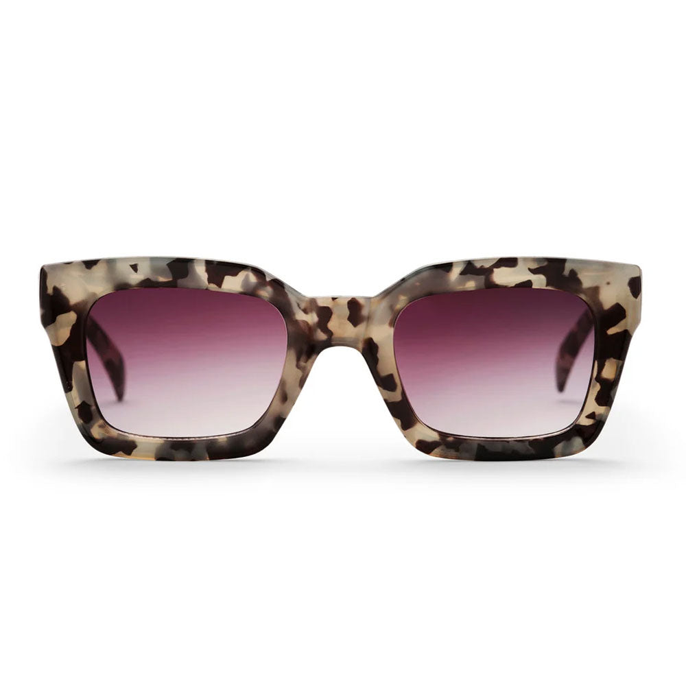 Chpo Anna Sunglasses Dalmatian With Black Gradient Lens