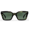 Chpo Anna Sunglasses Smoke Green With Green Lens