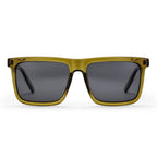 Chpo Bruce Sunglasses Moss With Black Lens